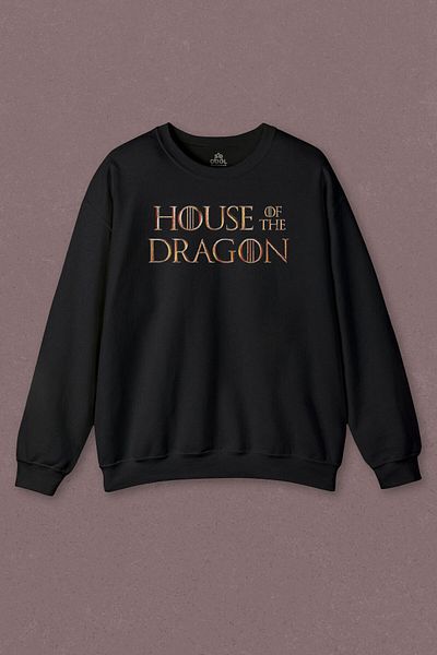 so cool Hanorac unisex House Of The Dragon Pulover cu imprimeu Targaryen