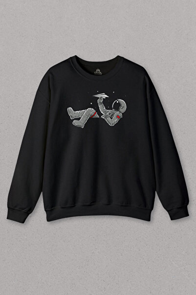 so cool Unisex crna majica sa kapuljačom Astronaut Zmaj Svemir Kosmos NASA Ga...