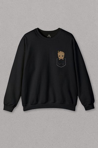 so cool Hanorac unisex Baby Groot Marvel Guardians of the Galaxy Pocket Printed Sweat