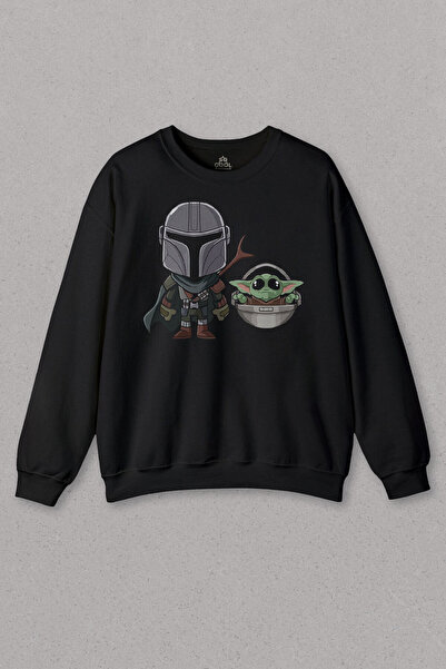 so cool Hanorac unisex Baby Yoda Mando Figura The Mandalorian Baby Yoda Star ...