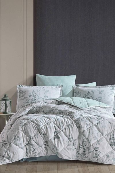 Clasy Ranforce V1 Mint - Double 100% Cotton Sleeping Set