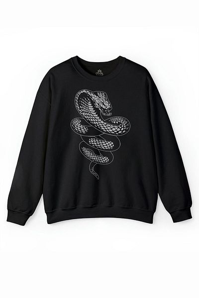 so cool Hanorac cu imprimeu King Black Cobra Snake King Black Snake Cobra