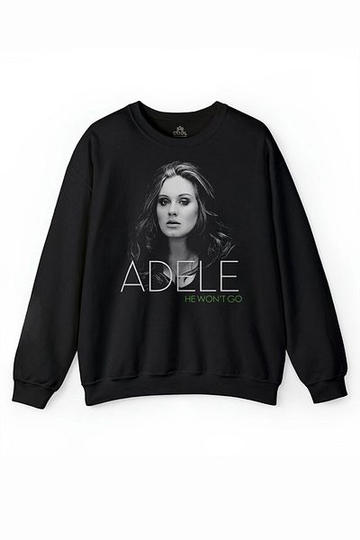 so cool Hanorac imprimat cu versuri Adele Tour He Won'T Go