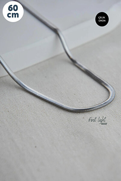 Home Axesua Men Silver Fish Scale Men's Steel Necklace