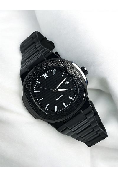 QUARTZ Black Men's Watch - Analog Sleeve, Dial Design in Special Box