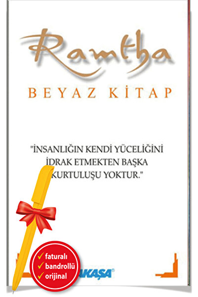 Akaşa Yayınları Alfa Kalem+Ramtha Beyaz Kitap(Steven Lee Weinberg)-Bireysel G...
