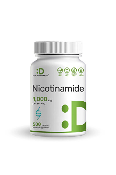 DeaL Supplement Niacinamide Vitamin B3 1,000mg Per Serving 500 Capsules - Cil...
