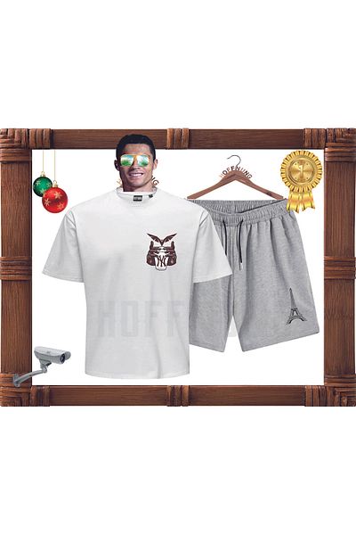 HOFFNUNG Full Shorts m Y Hooded Unisex Tracksuit Set