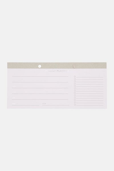 Muy Mucho Weekly Planner Note Pad, Olive