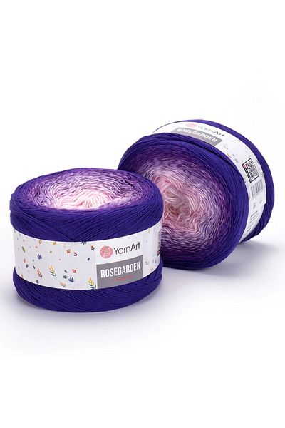 Yarnart Rosegarden - Μαρμάρινο νήμα πλεξίματος στο χέρι Ebruli-321