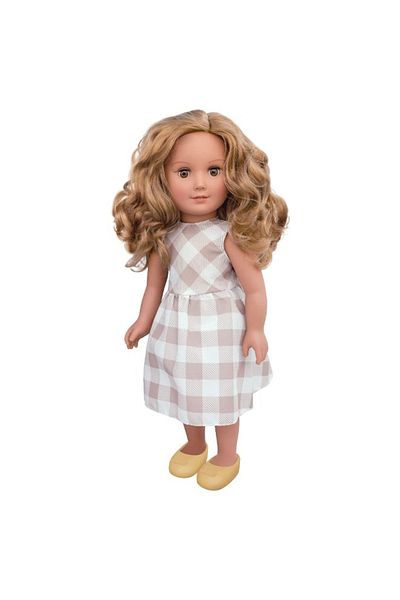 Hayati Girl Siba Doll Carreau Dress 18inch with Sports Outfit For Doll