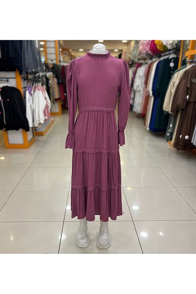 Yonca Çocuk 2007 Rochie din dantela cu centura pentru fete