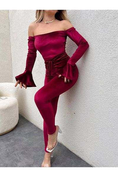 butik terapi Velvet Jumpsuit(Original Visual Used)