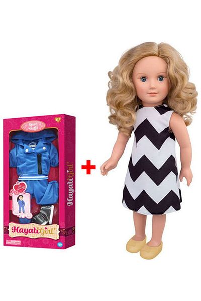 Hayati Girl Sandy Doll Weavy Dress With Sports Outfit For Doll