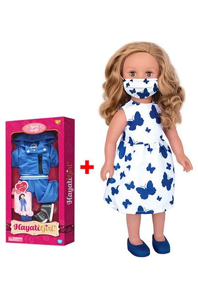 Hayati Girl Siba Doll With Mask With Sports Outfit For Doll