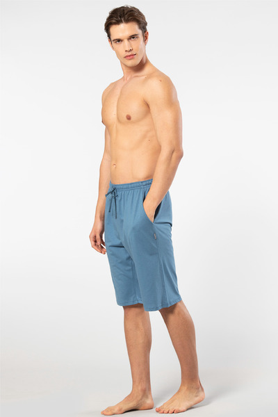 Cacharel Cotton Knitted Modal Fabric Bermuda Single Bottom