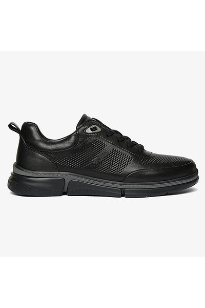 Greyder 64545 Men's Black Genuine Leather Shoes