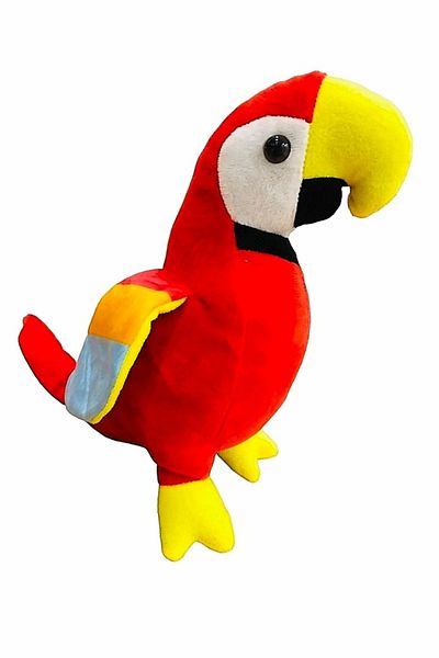 Şeker Adası 30cm Red Plush Parrot Toy
