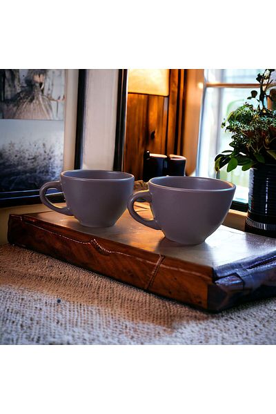 WPAWZ Stoneware 250Cc Set of 2 Teacups