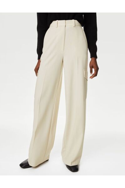 Marks & Spencer Regular Fit Wide Leg Kargo Pantolon