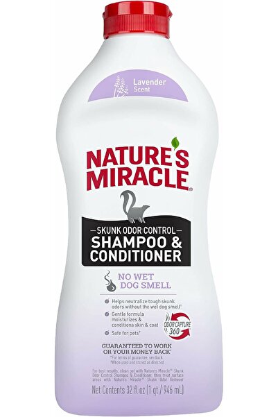 NATURE'S MIRACLE مزيل رائحة الظربان 32 أونصة