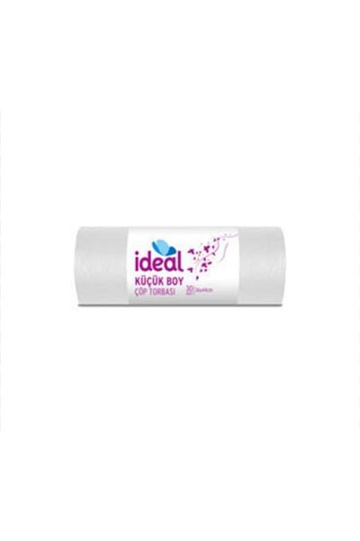 İdeal Small Size Clear Garbage Bags - 30Pcs 36X44 Cm, 15 Pack