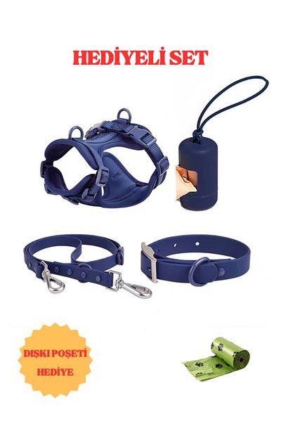 PAKEWAY Multifunctional 4-Piece Dog Collar Walker Set Waterproof Roll Stool Bag Is Gifted