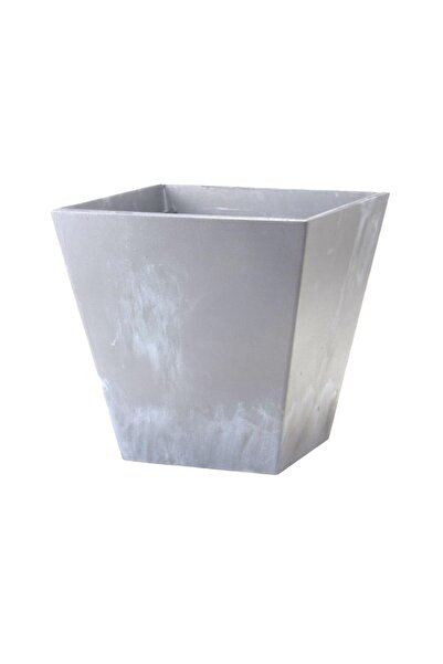ArtStone وعاء زرع إيلا رمادي مربع مقاس 8 بوصات