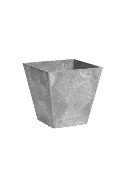 ArtStone وعاء زرع إيلا رمادي مربع مقاس 12 بوصة