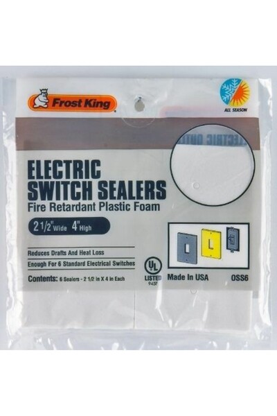 FROST KING 6 عبوات من مانع تسرب الرغوة WHT