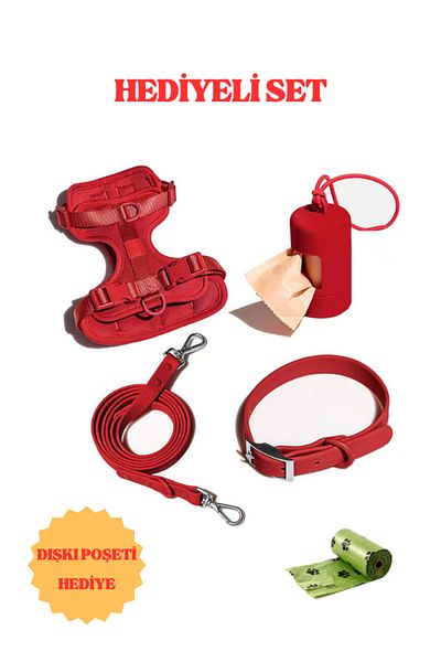 PAKEWAY Multifunctional 4-Piece Dog Collar Walker Set Waterproof Roll Stool Bag Is Gifted