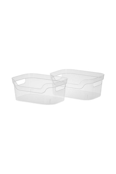 Sterilite SET OF 2 SMALL OPEN BINS