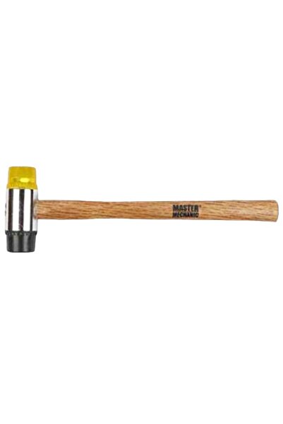 MASTER MECHANIC 704462 8 oz. Combination Soft-Face Mallet, One Plastic Face a...