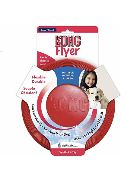 KONG COMPANY لعبة الكلب كونغ إل جي ريد فلاي