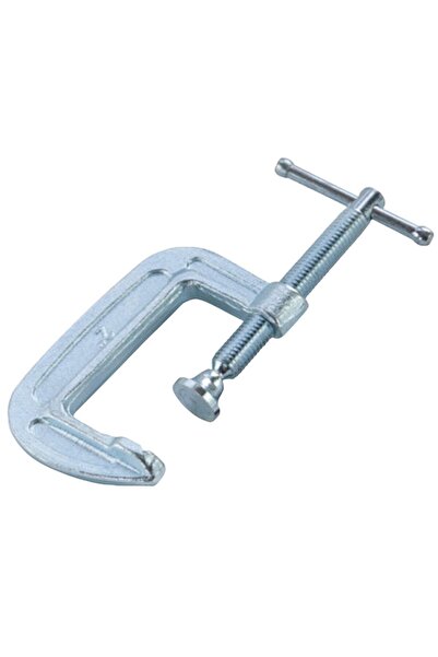 Bessey CM20 Light-Duty Drop-Forged C-Clamp, 2-Inch (51 mm) Capacity, 1-1/2-In...
