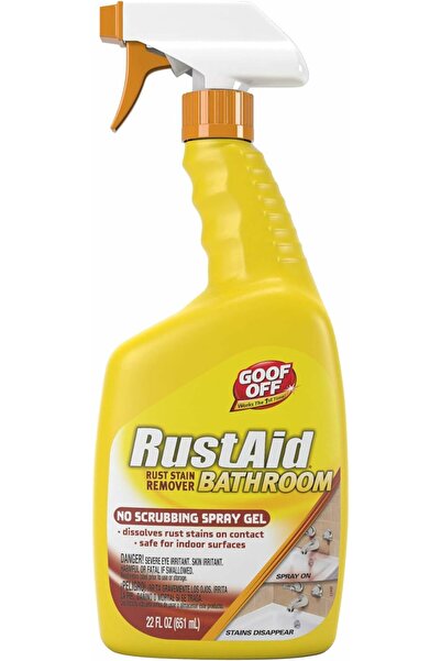 Goof Off بخاخ مزيل بقع الصدأ للحمام من RustAid، 651 مل