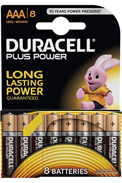 Duracell بطاريات AAA8 قطع
