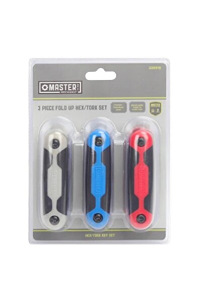 MASTER MECHANIC MM3PC سداسية قابلة للطي/توركس
