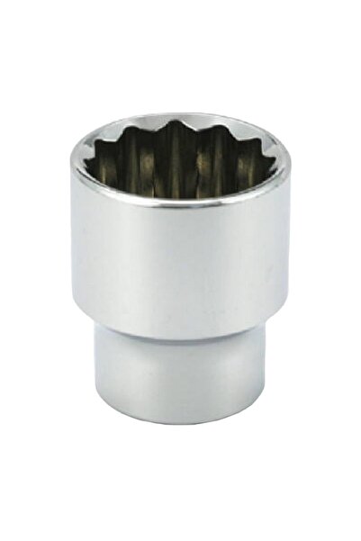 MASTER MECHANIC 28 mm 1/2 in. Drive 6-Point Deep Socket, Metric, Chrome Vanad...