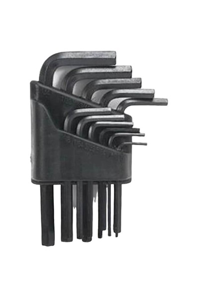MASTER MECHANIC 11-Piece SAE Hex-L Key Set, .050in-1/4in, with Holder (GS050802)