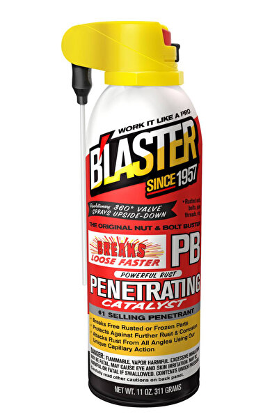 Blaster B'laster PB Penetrating Catalyst، 11 أونصة - مزيل الصدأ والتآكل، يفك ...