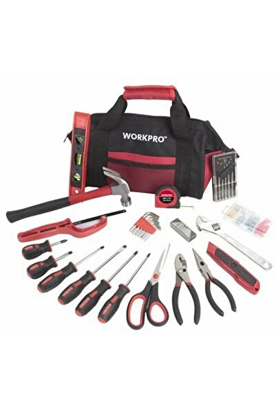 Workpro مجموعة حقيبة أدوات منزلية مكونة من 40 قطعة