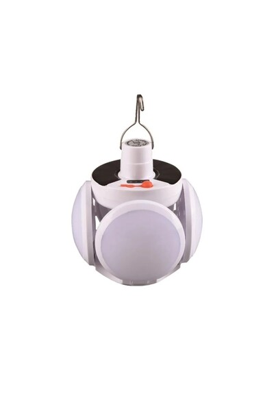 Cherry Güneş Enerjili Solar 5 Taraflı Katlanabilir Bahçe Aydınlatma Lamba Işık