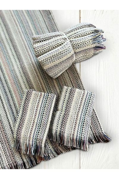 DENBU TEKSTİL Denbu Textile Peskir Kitchen Towel Set of 3, 3 Piece Kitchen Towels 30X50 cm