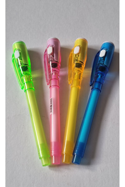 Modellino 4 Pack 4 Colors New Large Cap Neon Light Invisible Pen