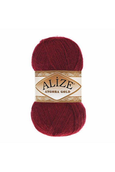 Ravepi Collection Alize Angora Gold 5 pachete Cod de culoare: 57-Burgundy/100 gr - 550 m