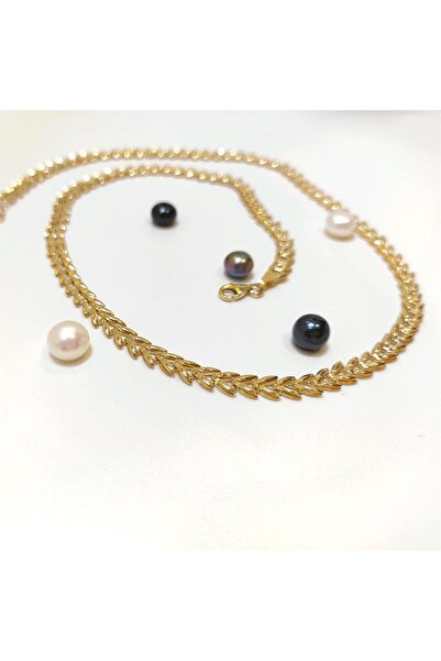 Altınofisi 53cm Başak Kolye Gerdanlık Zincir 14 Ayar Altın HD VİDEOLU