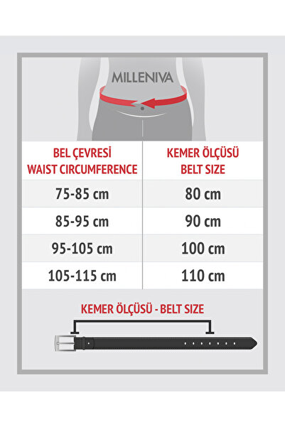 Milleniva Curea de damă cu cataramă asimetrică maro