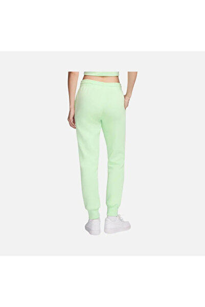 Nike Sportswear Phoenix Fleece Mid-Rise Kadın yeşil polarlı  Eşofman Altı fz7626-376