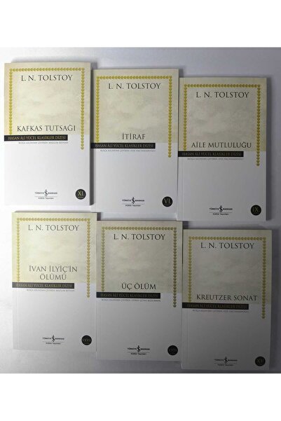 TÜRKİYE İŞ BANKASI KÜLTÜR YAYINLARI KREUTZER SONAT,AİLE MUTLULUĞU,İTİRAF,İVAN...